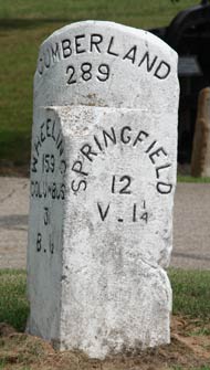 National Road Mile Marker