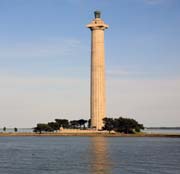 Perry Monument in Lake Erie