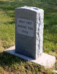 Ohio's First Roadside Rest Marker
