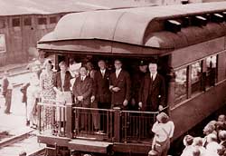 Roosevelt at Galion's Big Four Depot