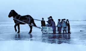 Sandusky Ice Harvesting