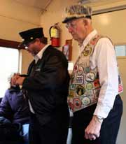 Volunteers on the Hocking Valley Scenic Railroad