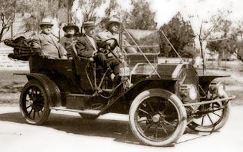 Rickenbacker Driving a Columbus Buggy Auto
